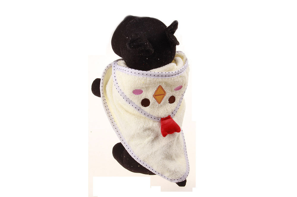 Cute Pet Dog Bath Towel – Super Absorbent Drying Towel with Hoodie for Dogs and Cats