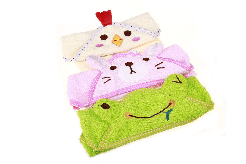 Cute Pet Dog Bath Towel – Super Absorbent Drying Towel with Hoodie for Dogs and Cats