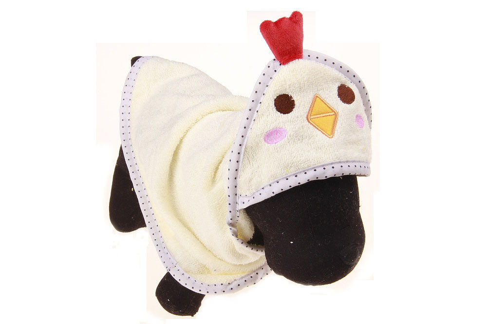 Cute Pet Dog Bath Towel – Super Absorbent Drying Towel with Hoodie for Dogs and Cats