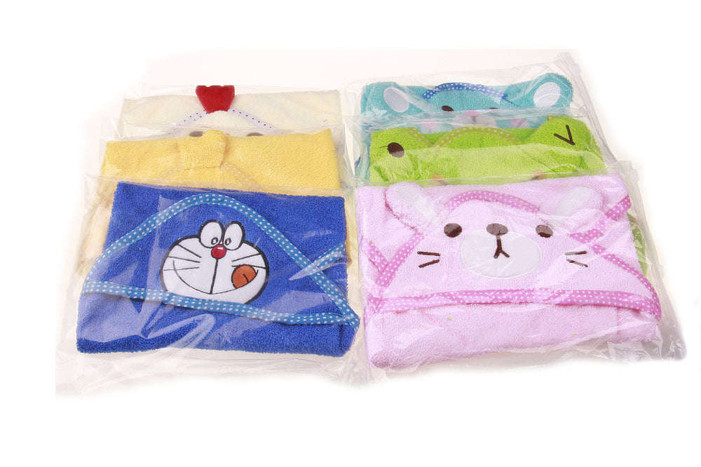 Cute Pet Dog Bath Towel – Super Absorbent Drying Towel with Hoodie for Dogs and Cats