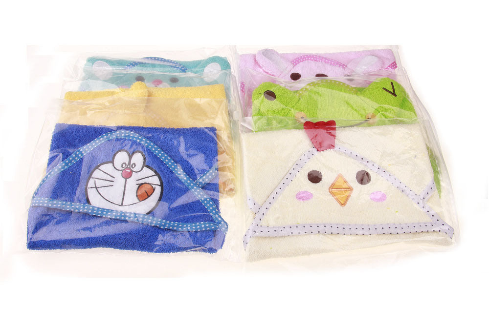 Cute Pet Dog Bath Towel – Super Absorbent Drying Towel with Hoodie for Dogs and Cats