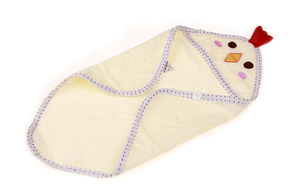 Cute Pet Dog Bath Towel – Super Absorbent Drying Towel with Hoodie for Dogs and Cats