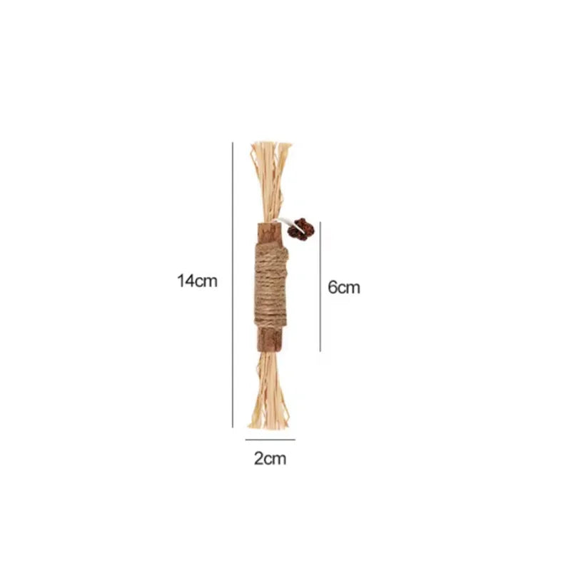 Silverline Pet Chew Stick Polygonum Kitty Raffia Grass