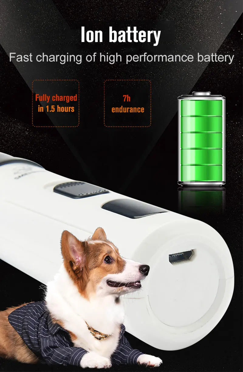 Rechargeable Pet Nail Grinder and Paw Grooming Tool