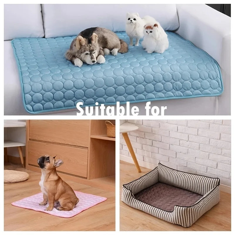 Dog Cooling Mat - Extra Large Summer Pet Cold Bed