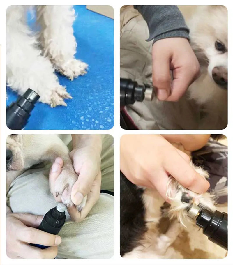 Rechargeable Pet Nail Grinder and Paw Grooming Tool