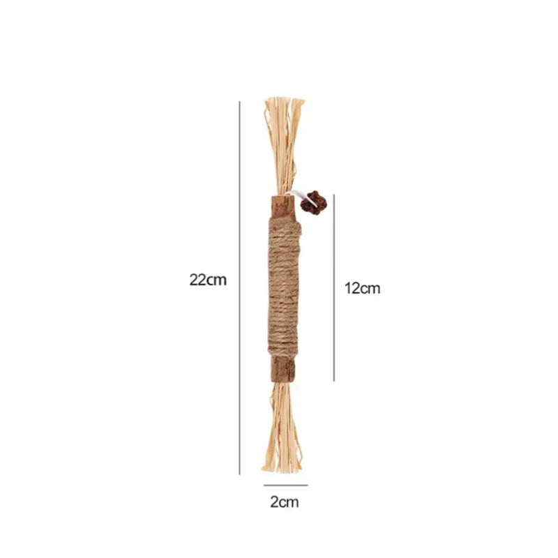 Silverline Pet Chew Stick Polygonum Kitty Raffia Grass