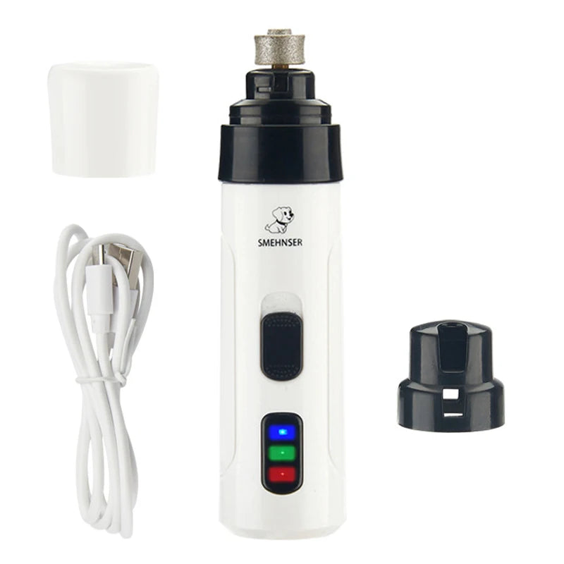 Rechargeable Pet Nail Grinder and Paw Grooming Tool