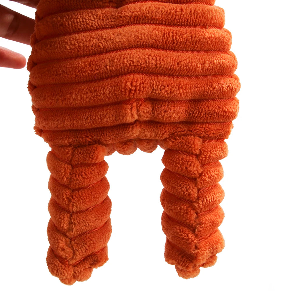 Corduroy Animal-Shaped Plush Dog Toy