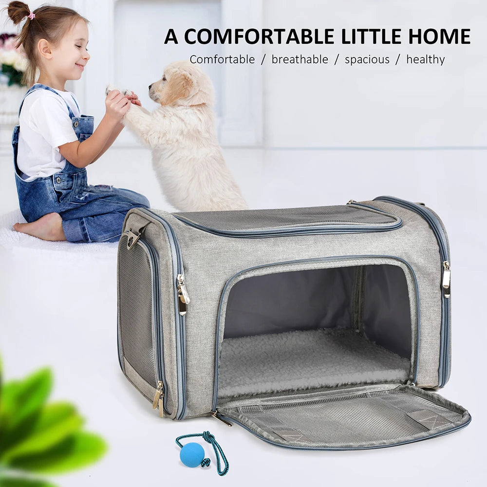 Airline-Approved Soft-Sided Dog Carrier Backpack