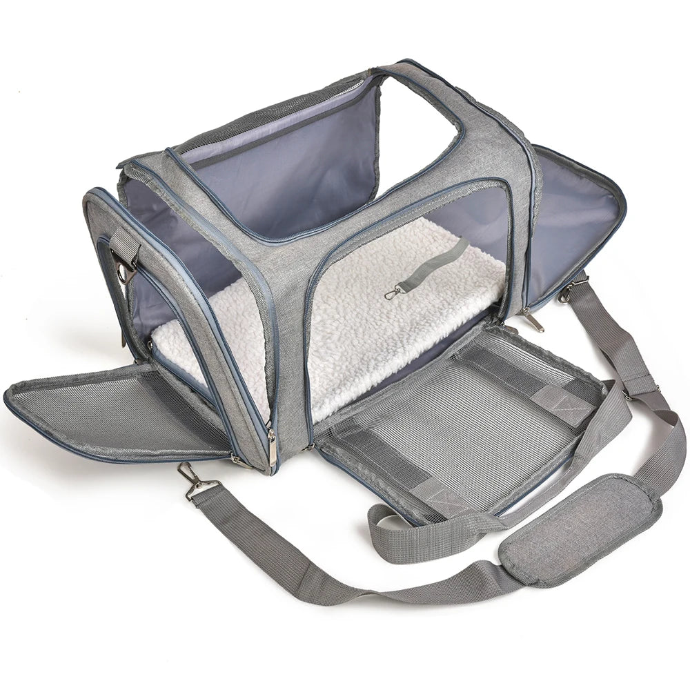 Airline-Approved Soft-Sided Dog Carrier Backpack