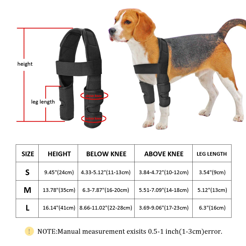 Dog Knee and Leg Brace – Supportive Joint Wrap for Injury Recovery and Arthritis Relief