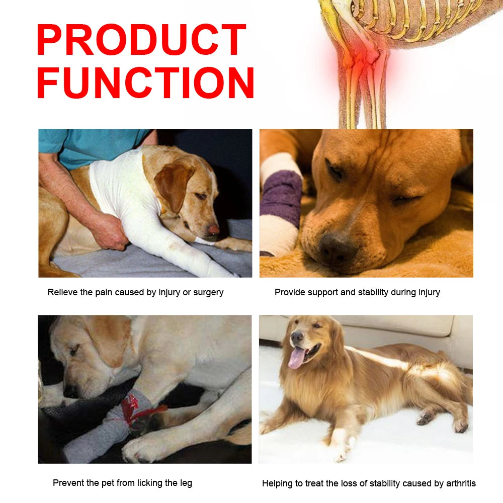 Dog Knee and Leg Brace – Supportive Joint Wrap for Injury Recovery and Arthritis Relief