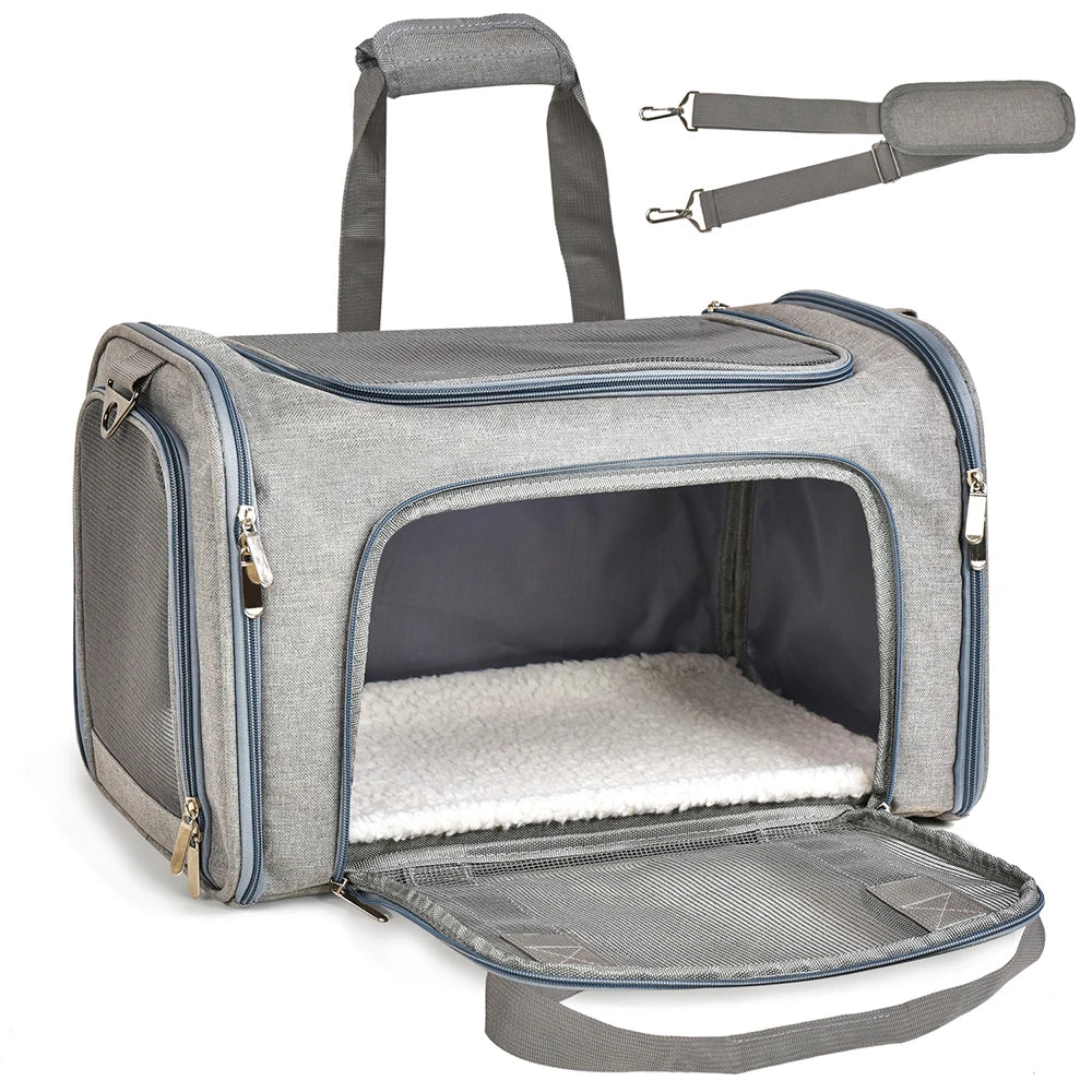 Airline-Approved Soft-Sided Dog Carrier Backpack