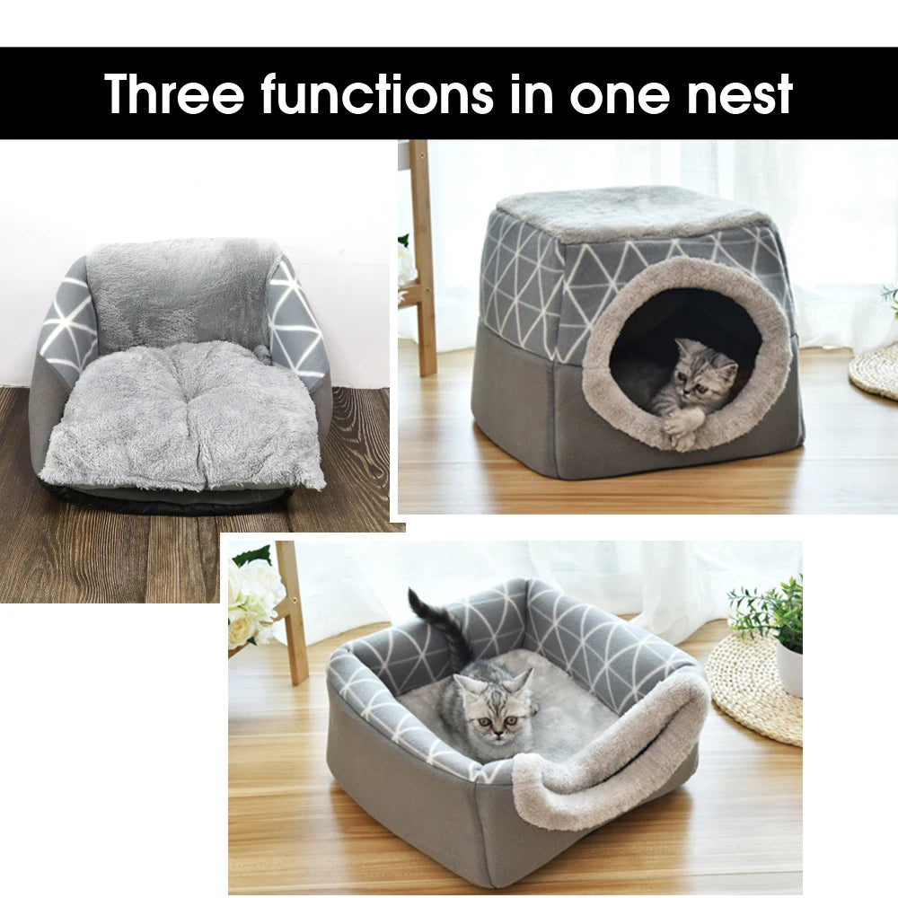 Multiple Warm Cat Bed Nest