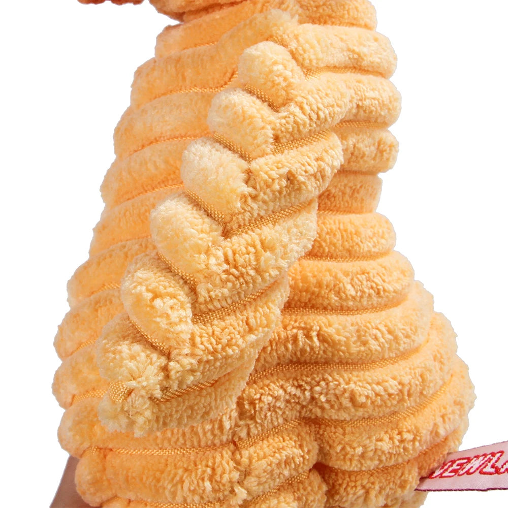 Corduroy Animal-Shaped Plush Dog Toy