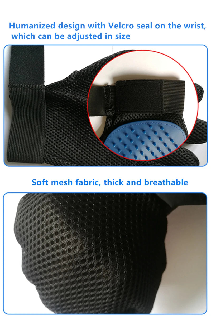 Pet Grooming Glove for Hair Deshedding and Bathing