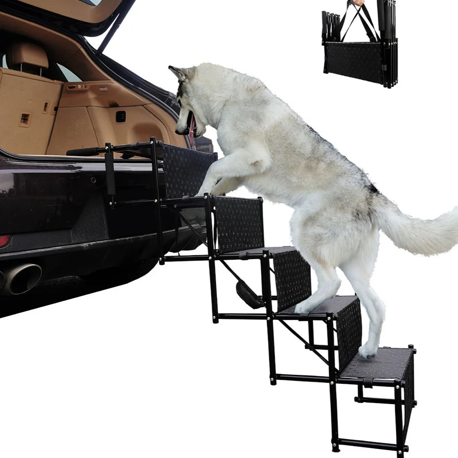 Folding Portable Pet Ramp Stairs