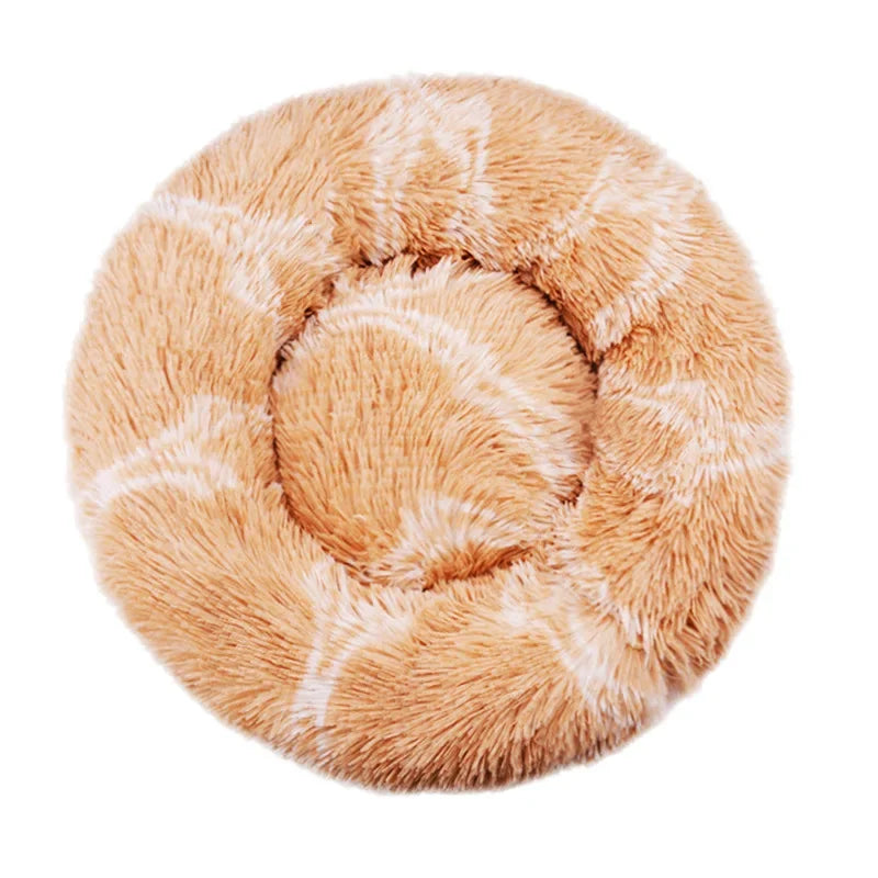 Round Plush Pet Bed (40-90cm)