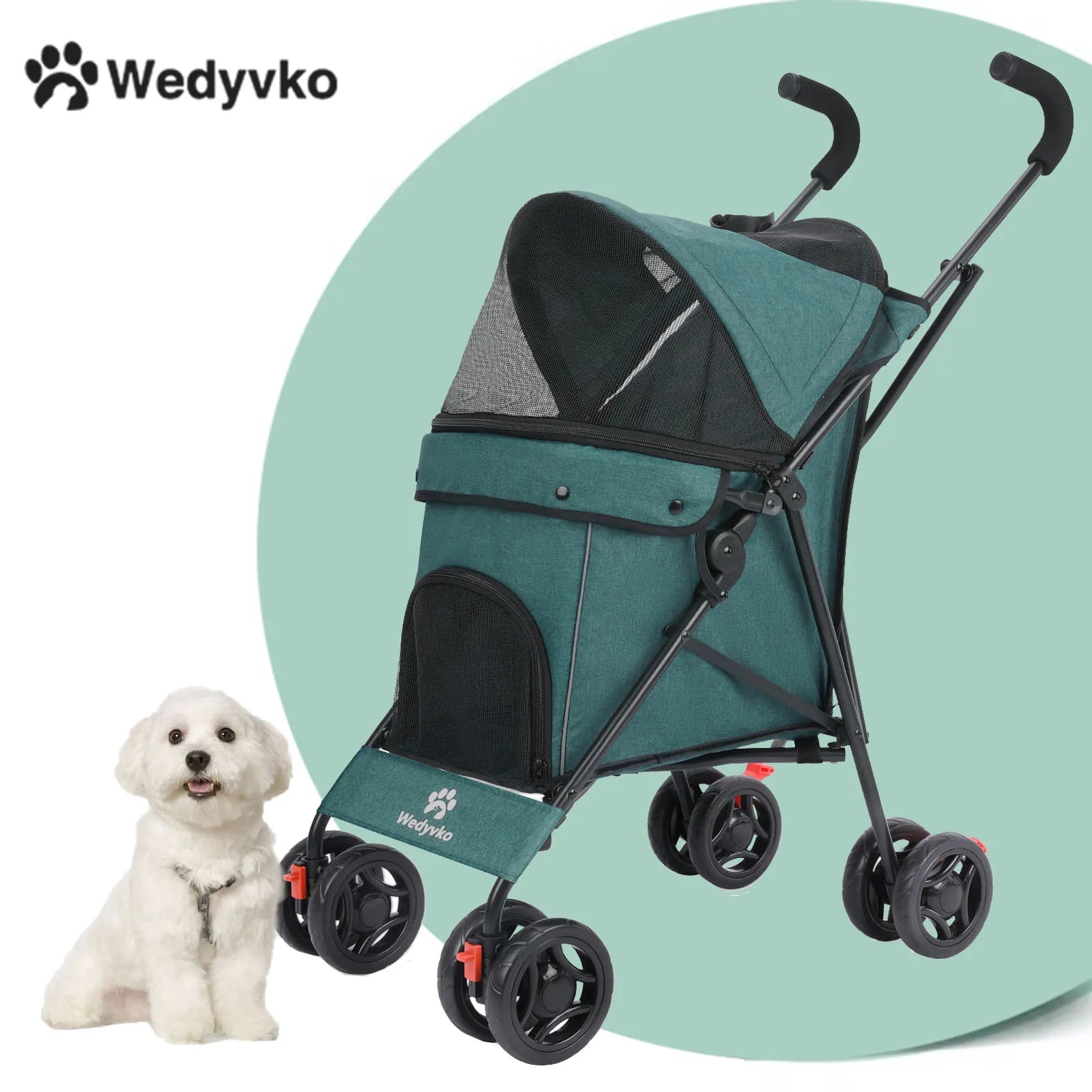 Lightweight Outdoor Puppy & Cat Stroller