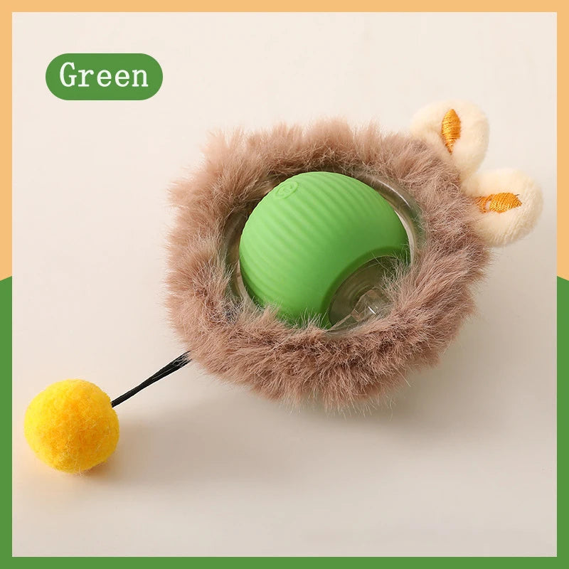USB Rechargeable Interactive Rolling Cat Toy Ball