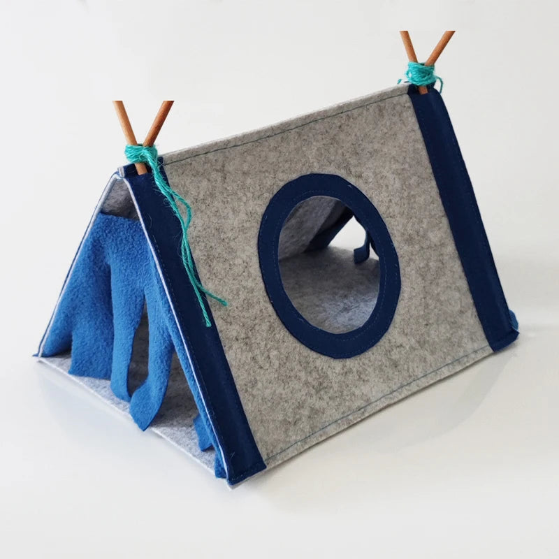 Hamster House Small Felt Tent Rabbit Pet Nest