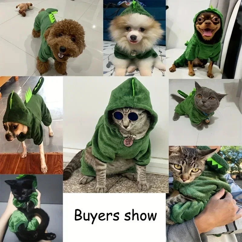 Fleece Soft Warm Dog Jumpsuit