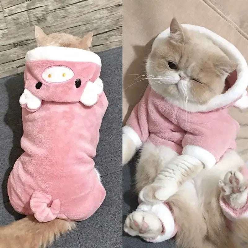 Fleece Soft Warm Dog Jumpsuit