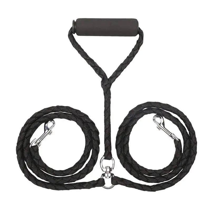 2-Way Elastic Double Dog Leash (1.4m)