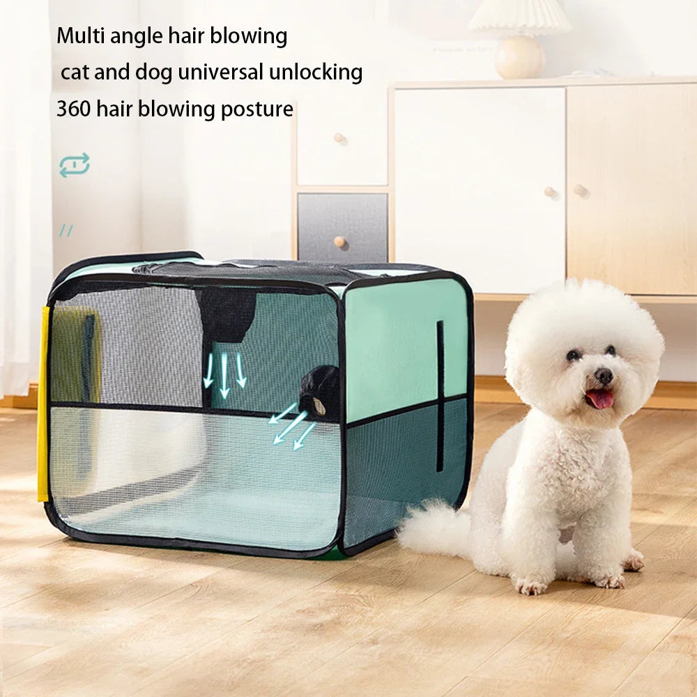 Pet drying box fully automatic intelligent hair dryer household small dog pet dryer noiseless dog dryer pet products