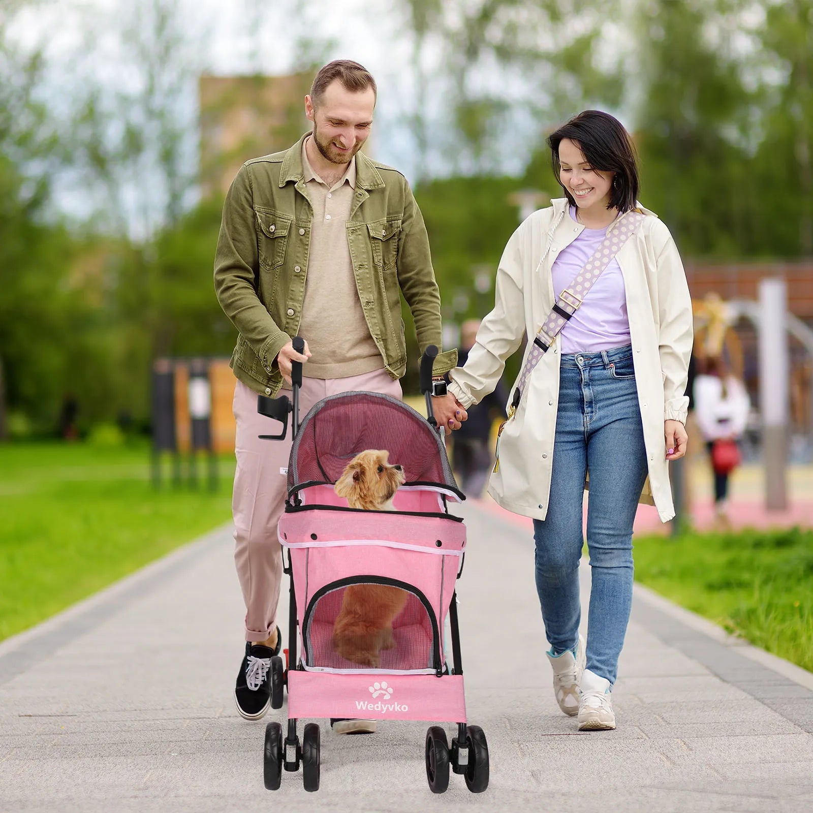 Lightweight Outdoor Puppy & Cat Stroller