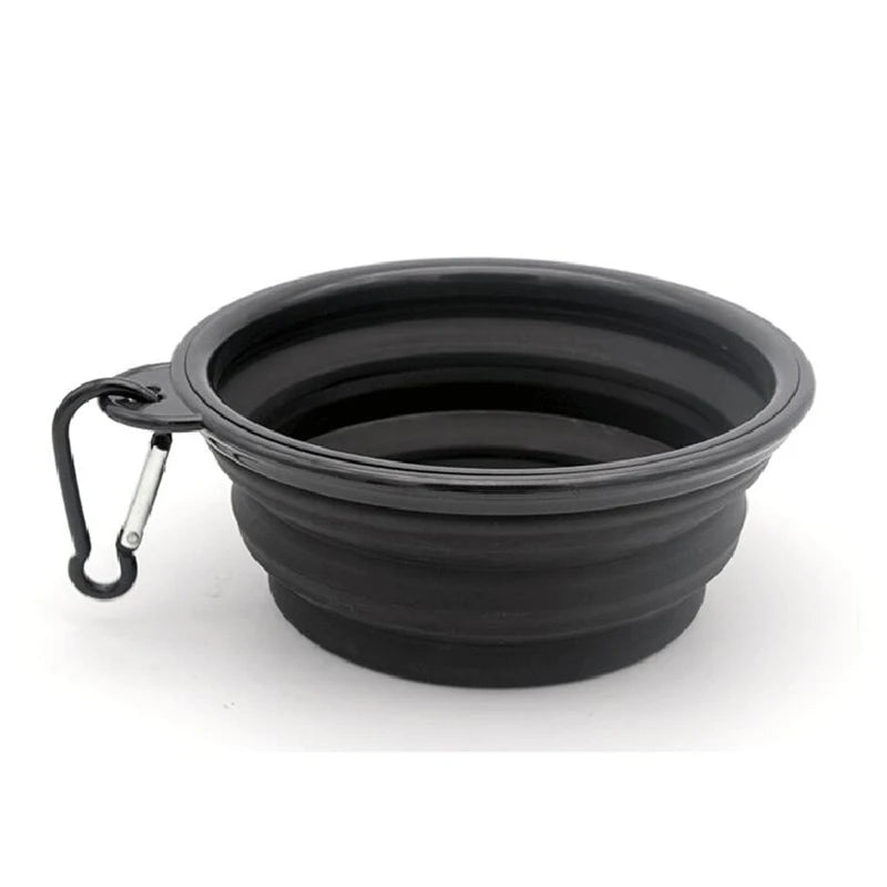 Folding Silicone Bowl Dogs Feed Supplies