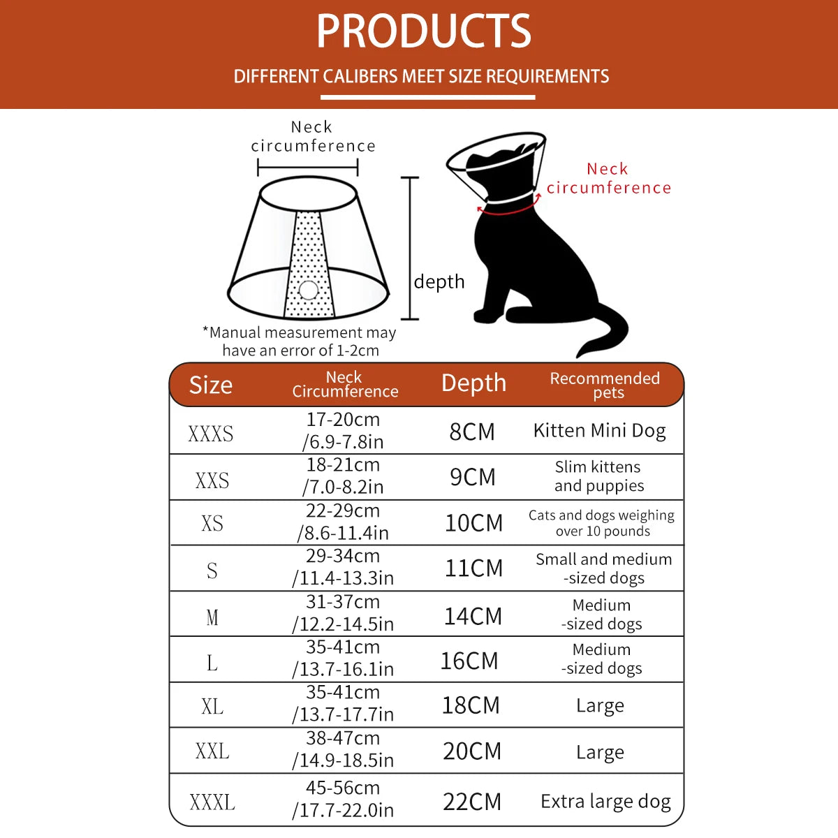 Pet Elizabethan Collar for Dogs