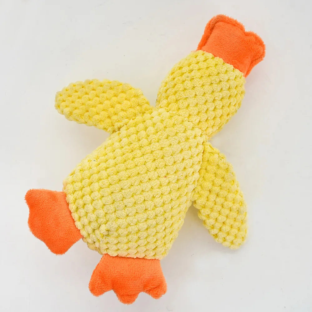 Duck-Shaped Quacking Dog Toy – Durable Chew Toy for Fun Interactive Play