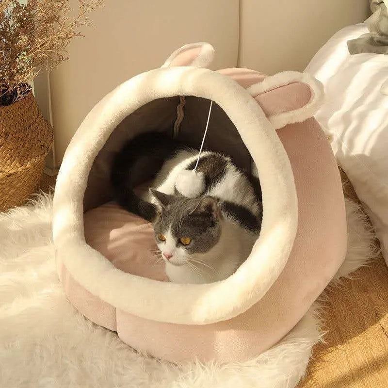 Foldable and Washable Winter Cute and Warm Cat/Dog House