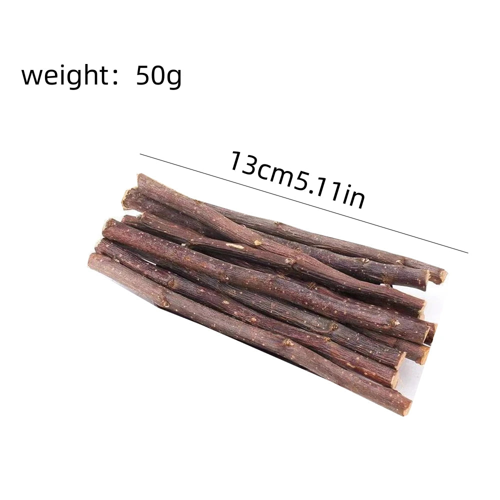 Molar Stick Apple Twig Rabbit Dutch Pig Snack Chewing Toy
