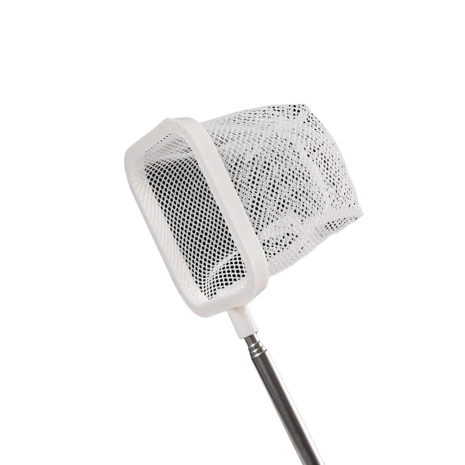 Aquarium Square Fishing Net with Suction Cup & Extendable Handle