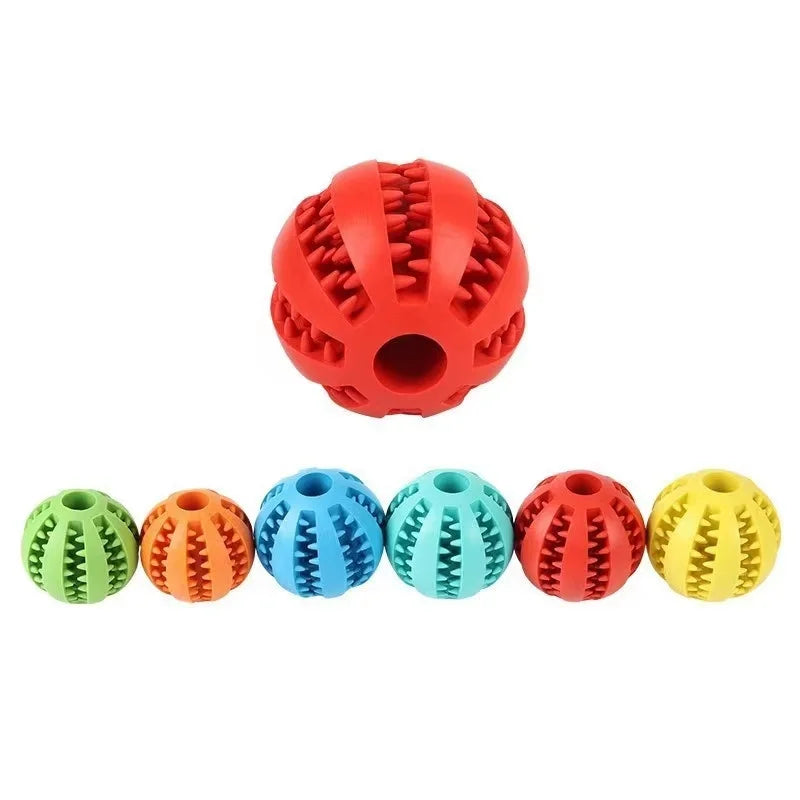 Bite-Resistant Rubber Watermelon Dog Toy