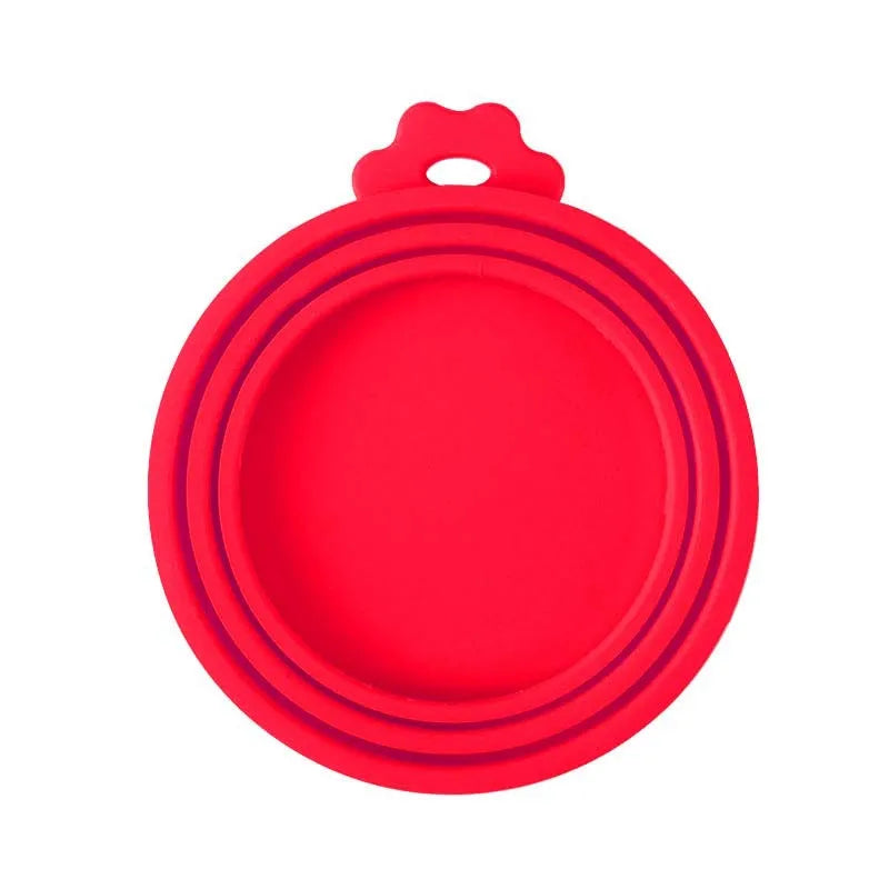 2-Piece Reusable Pet Food Can Cover & Spoon Set