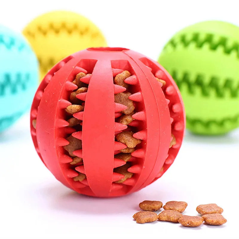 Bite-Resistant Rubber Watermelon Dog Toy