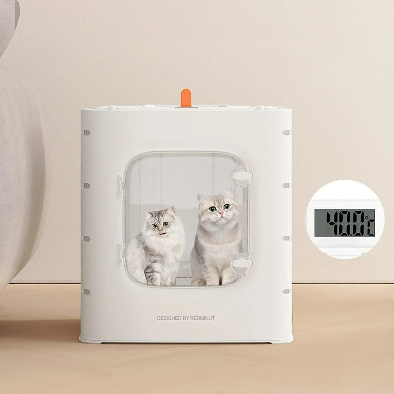 Detached Multifunctional Pet Drying Box – Large-Capacity Hair Dryer for Cats and Small Dogs