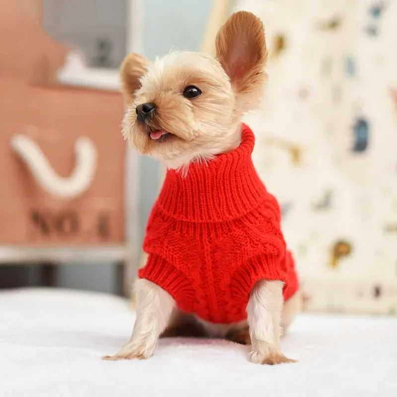 Knitted Chihuahua Puppy Pet Clothes