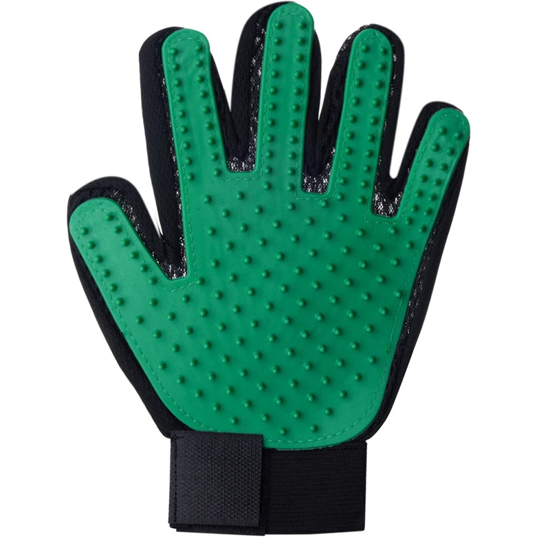 Pet Grooming Glove for Hair Deshedding and Bathing