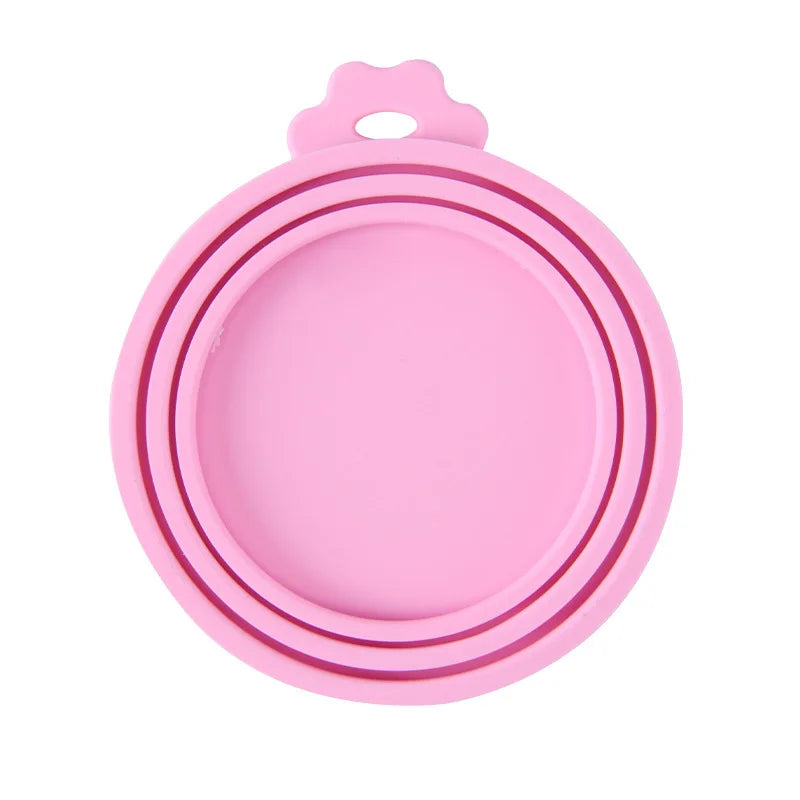 2-Piece Reusable Pet Food Can Cover & Spoon Set