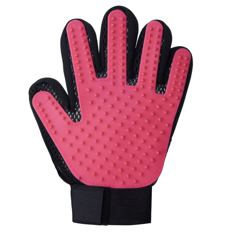 Pet Grooming Glove for Hair Deshedding and Bathing