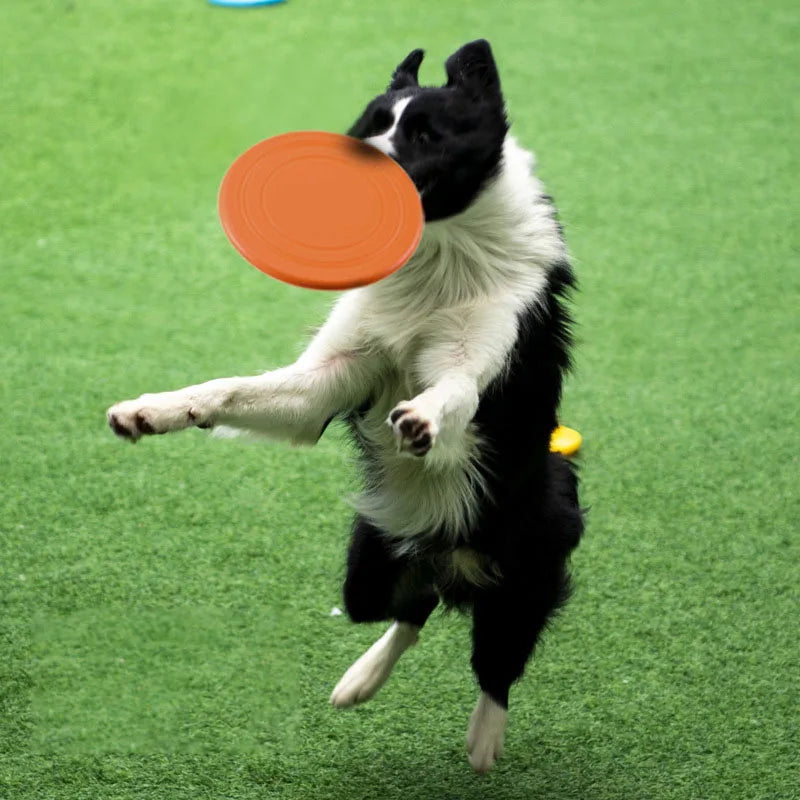Silicone Flying Saucer Toy for Dogs