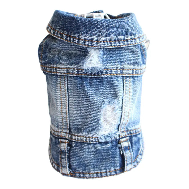 Jeans Jacket for small medium dogs