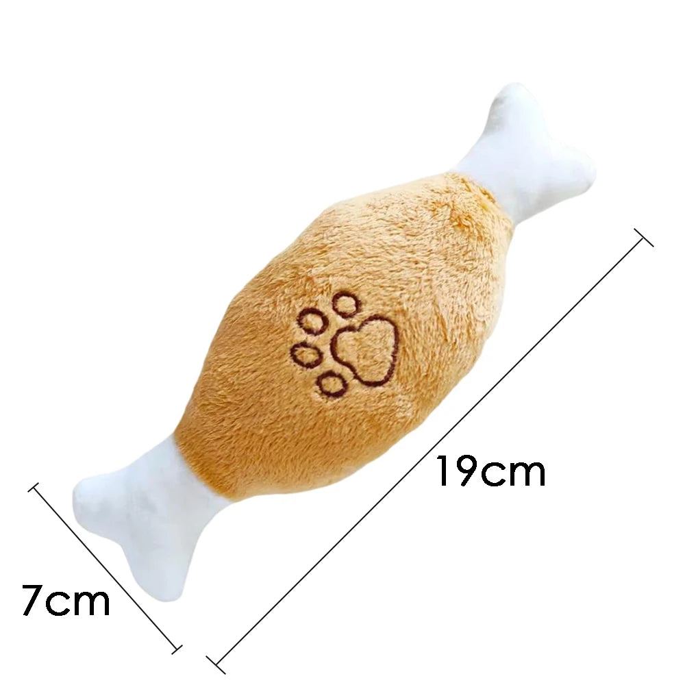 Bite Resistant Squeaky Plush Dog Toy
