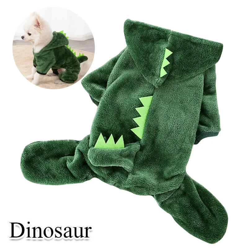 Fleece Soft Warm Dog Jumpsuit