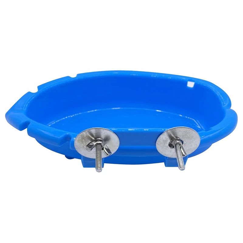 Multifunctional Parrot Food Tray & Bathtub
